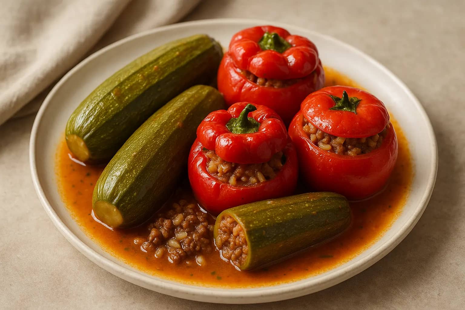 Dolma algérienne (légumes farcis)