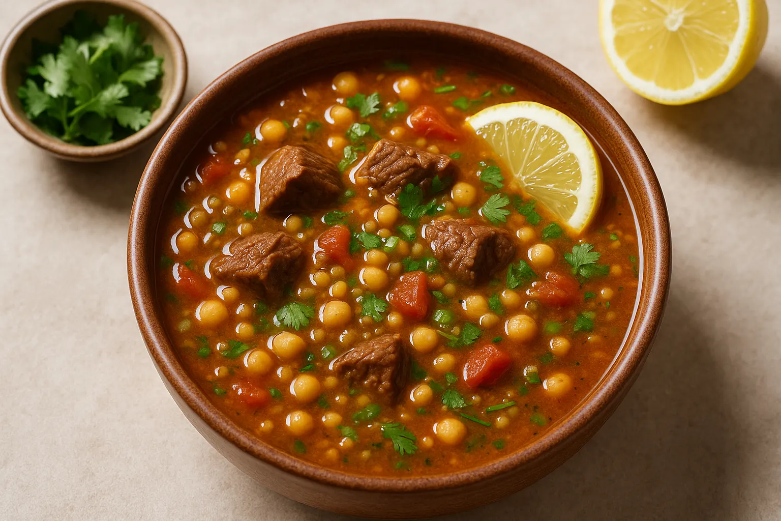 Harira marocaine traditionnelle